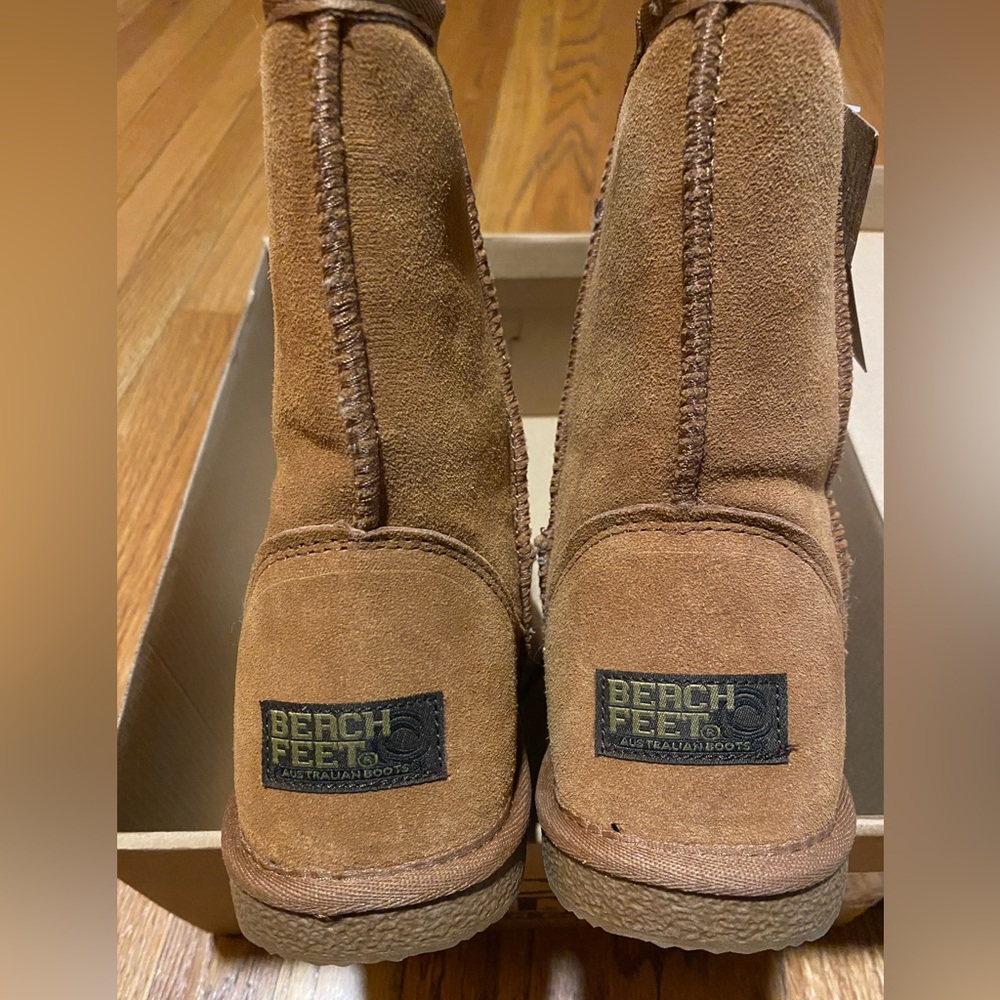 Suede Sherpa Lined Australian Boots size 7 NWT - Picture 2 of 11